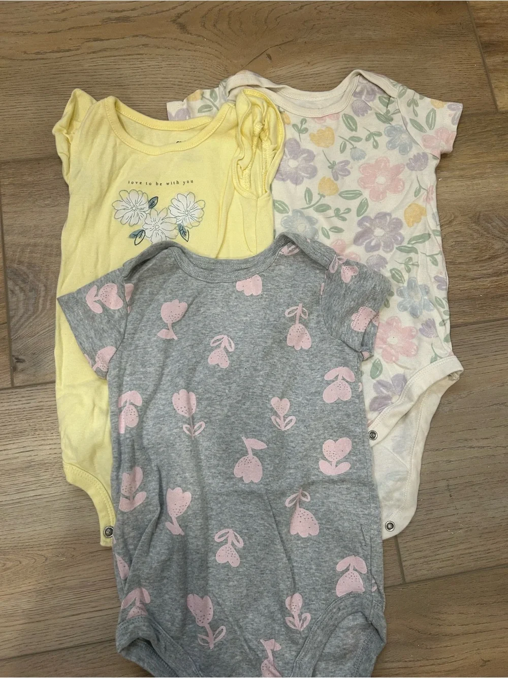 24 month short sleeve onesies